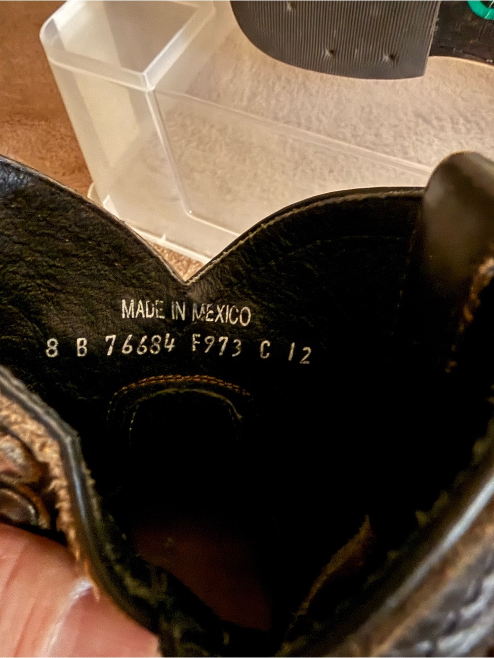 Frye Black Studded Distressed Leather Western Booties - Picture 8 of 9